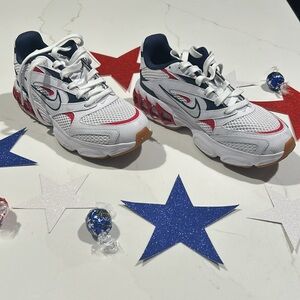 Nike Zoom Air Fire 6.5 Red White & Blue❤️🤍💙
